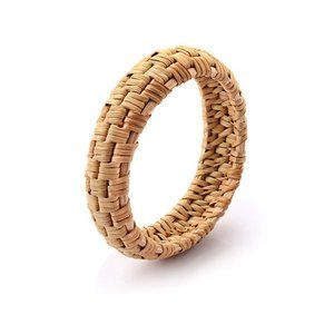 Handmade Lightweight Straw Wicker Woven  Bracelet